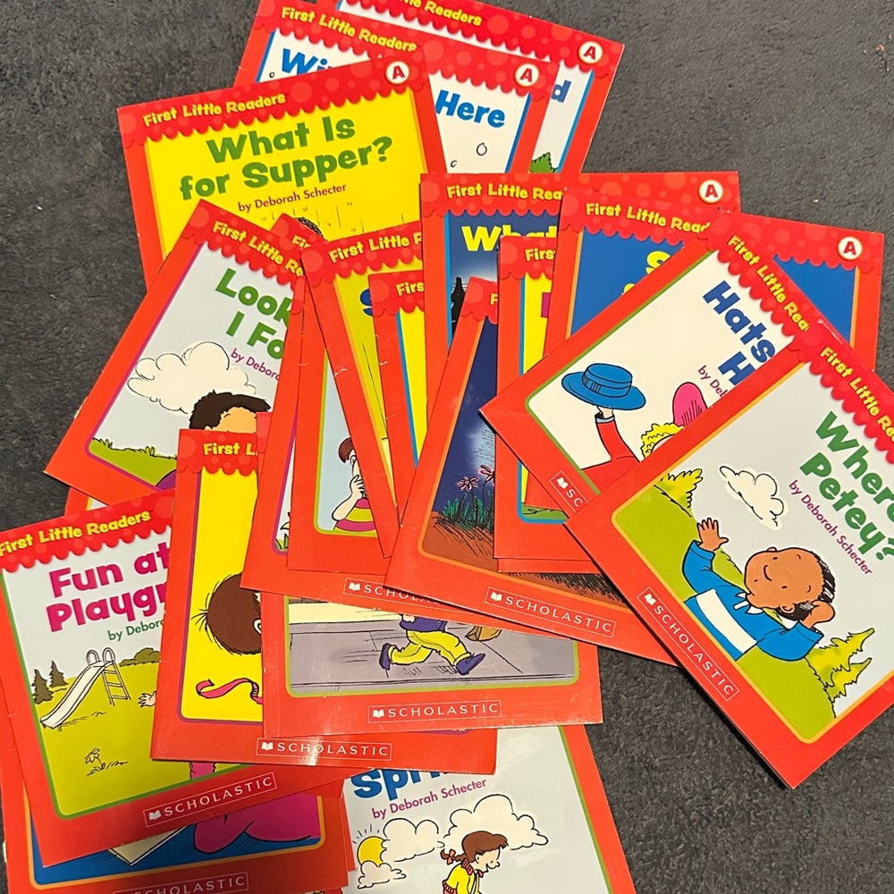 Scholastic First Little Readers Collection - Red and Yellow Covers